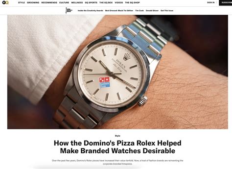 How the Domino's Pizza Rolex Helped Make Branded Watches 